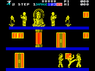 Shao-Lin's Road screenshot 3 for ZX Spectrum